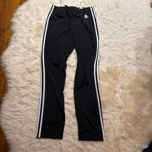Adidas black Track Pants straight leg